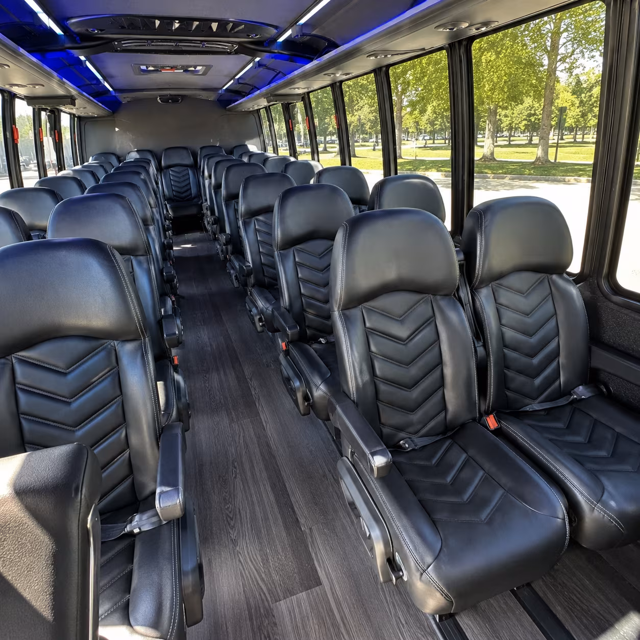 flower mound airport transportation onboard seating