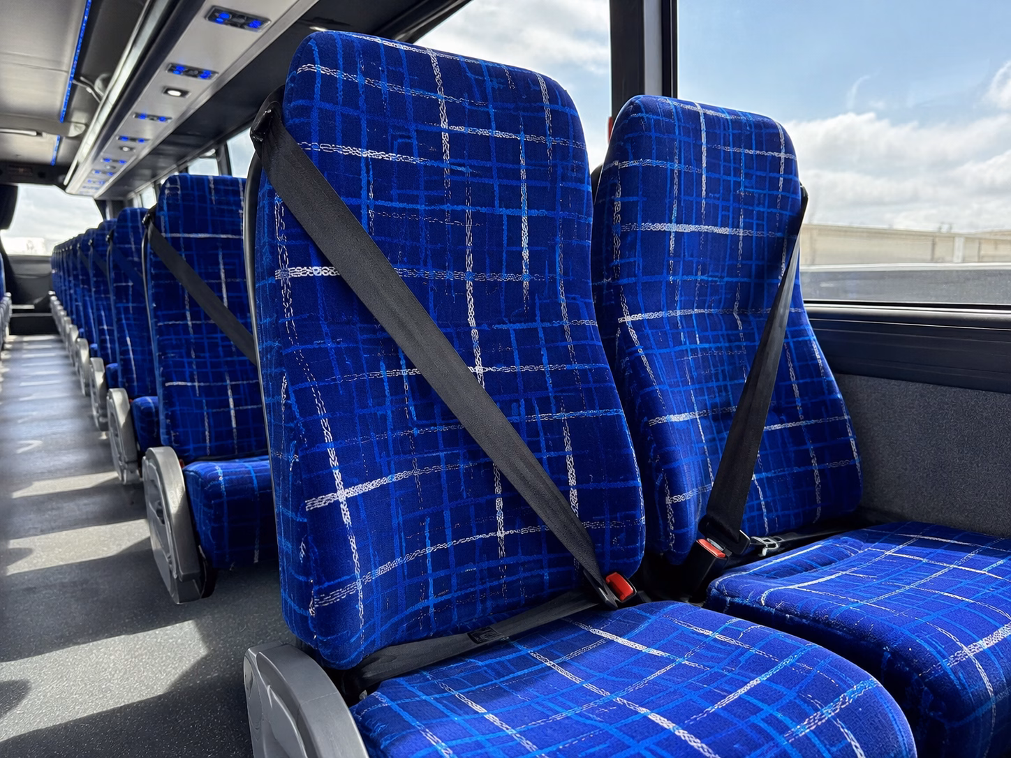flower mound bus rental service area